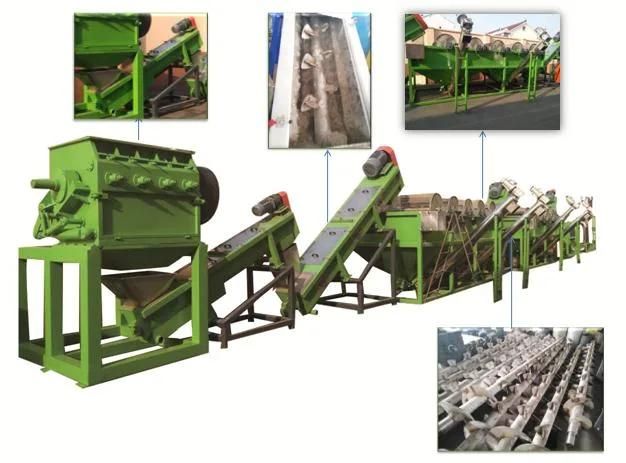 Waste Plastic Bottle Reprocess Recycled Machinery Waste Plastic Recycling Machine