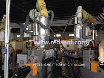 Fiberglass Insulation Blankets on Plastic Extruder Machine Barrel for Energy Saving