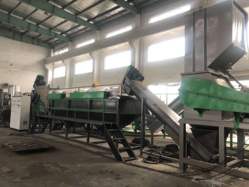 LDPE Film Waste Plastic Pelletizing Machine Washing Machine