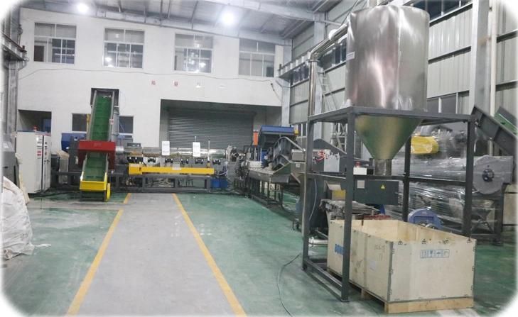 full automatic double stage plastic PE PP pelletizing line