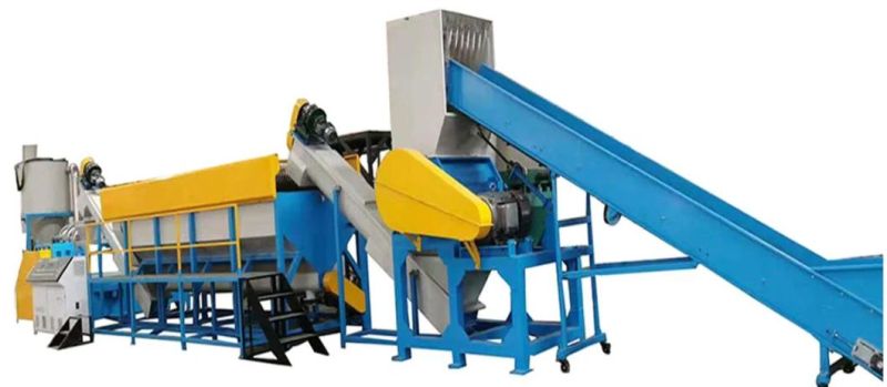 Full Complete Automatic Plastic Pet Bottles Flake PE Film Washing Machine