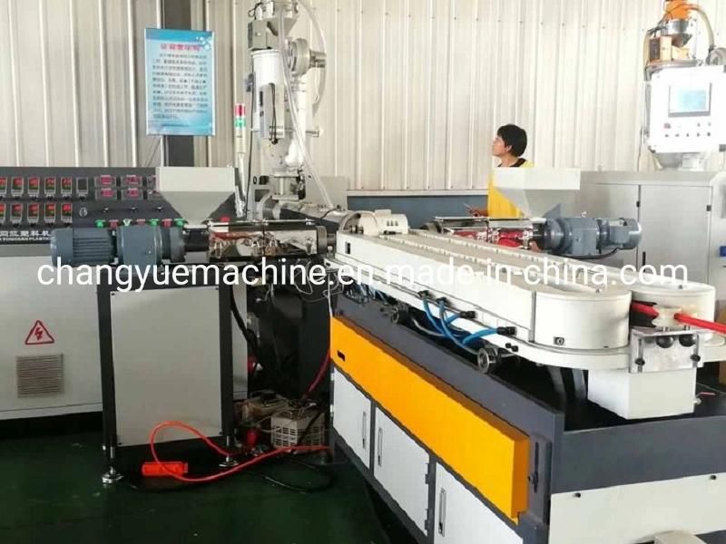 Long Service Life PVC Single Wall Corrugated Pipe Production Line