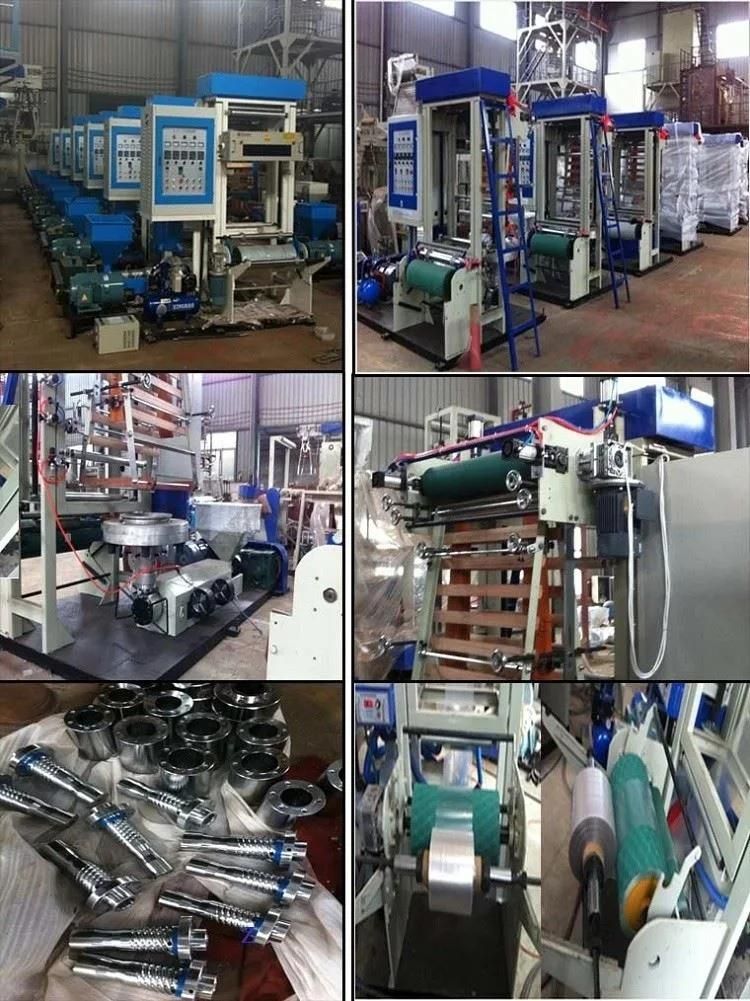 Mini Type HDPE LDPE LLDPE PE Poly Plastic Film Blowing Roll Making Machine Price