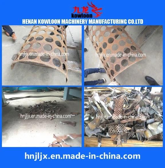 Industrial Double Shaft Scrap Iron Plate Shredder