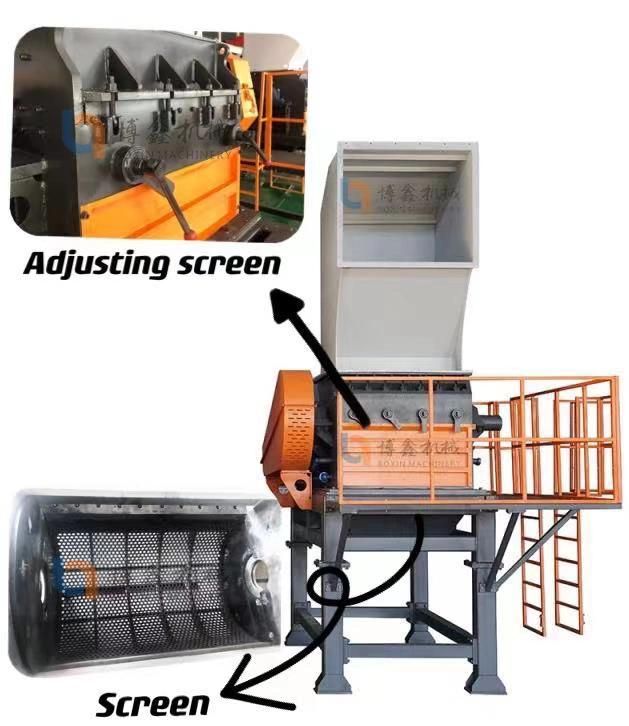 High Efficiency Plastic Recycling Machine Crusher for Pet PVC PP PE