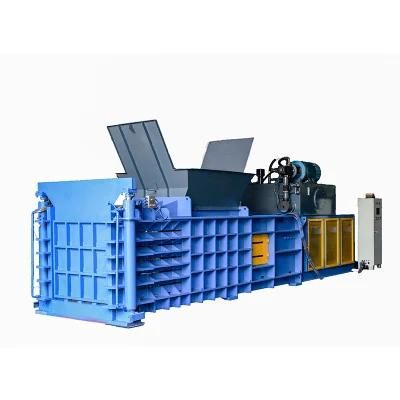 Horizontal Hydraulic Plastic film Baling Machine Compressing Baler