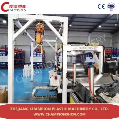 Champion Plastic PET/PLA/PP Sheet Film Extrusion Production Line/ Plastic Extruder Machine ...