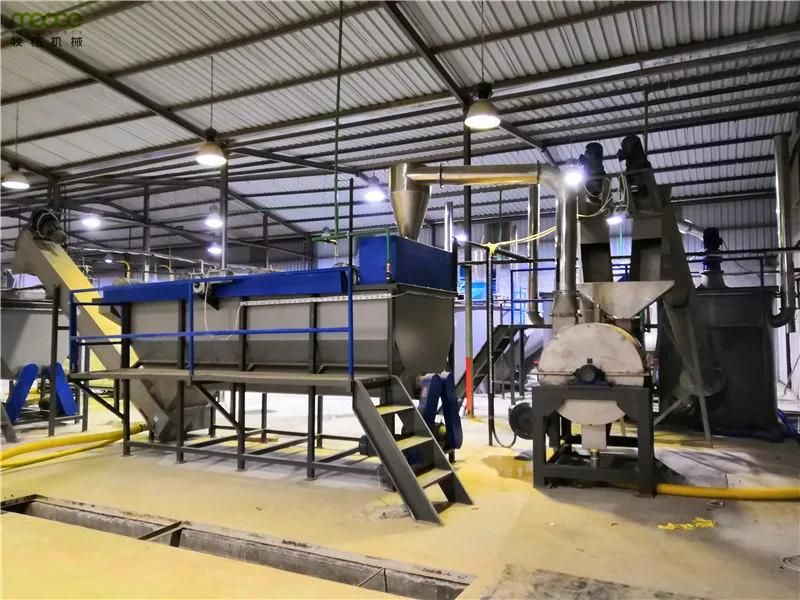 High production waste PET bottle recycling production line