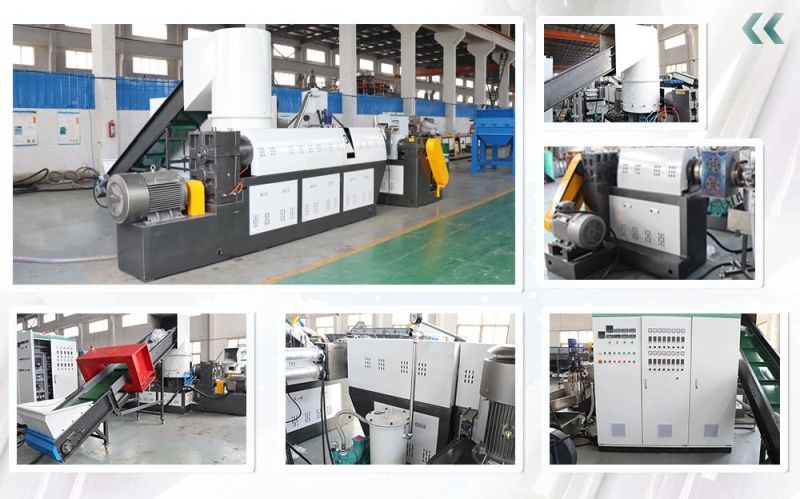 Plastic Recycling LDPE PE HDPE BOPP Film Pelletizing Machine