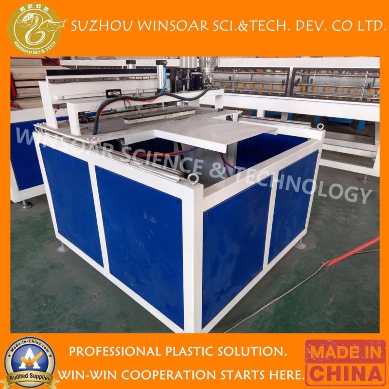 PVC Plate and Sheet Extrusion Line with Advanced Structure and Simple Formulation Plastic Machine