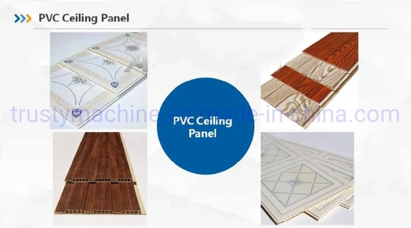 PVC WPC Window and Door Profile Panel Ceiling Decking Production Extruder Extrusion Line Machine