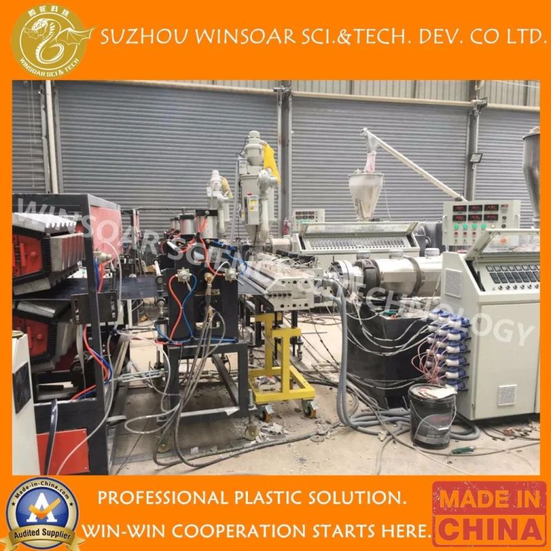 Plastic Composite Trapezoidal Roof Tile Making Machine/ PVC Trapezoidal Roof Plate Making Machine/ Vinyle Trapezoidal Roof Sheet Making Machine