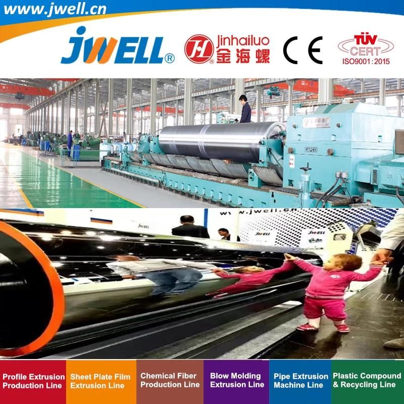 Jwell - Thin-Wall Efficient Roller for PP|EVA|EVOH|PS|PC|PE Plastic Sheet Recycling Making Extruder Machine