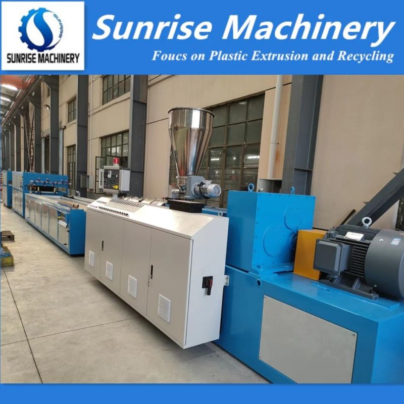 Sunrise PVC Pipe Twin Screw Extruder HDPE Pipe Extruder