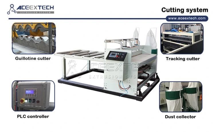 PVC Composite Tile Making Machine for Colonial Tile/Bamboo Tile/Synthetic Resin Tile