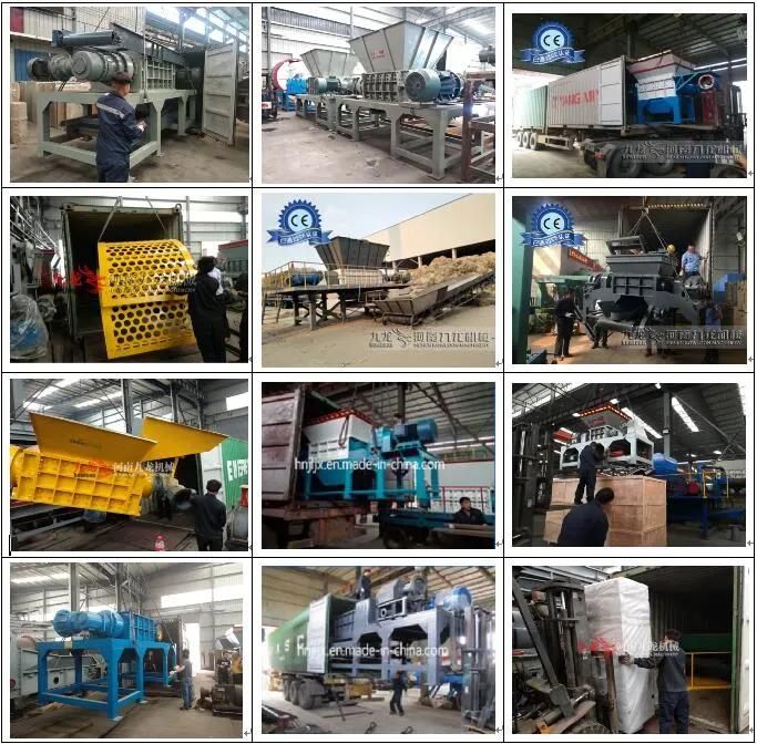 Various Scraps Metal Shredding Truck Engine Shredder