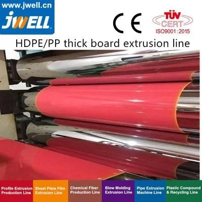 Jwell HDPE PP Thick Board Extrusion Line