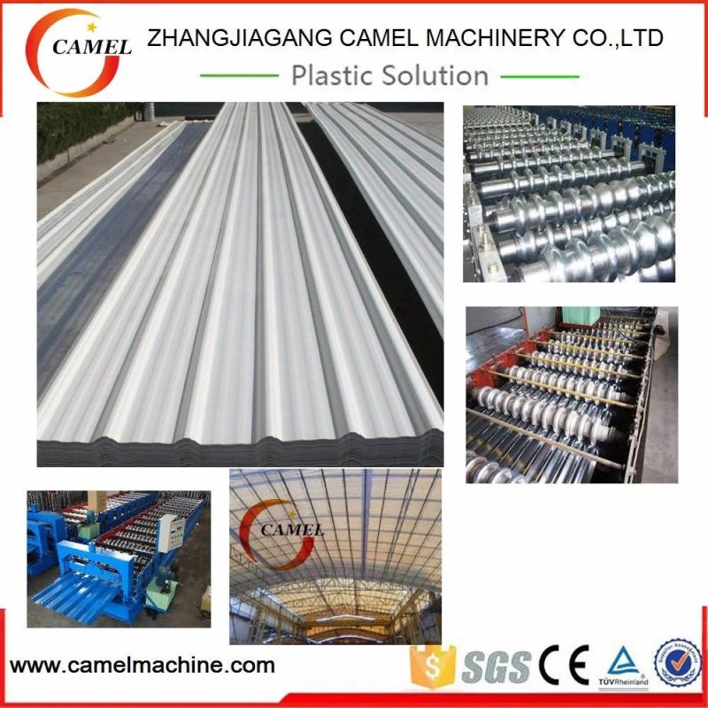 Camel Machinery Hot Sale Plastic PVC Roofing Corrugated Board Production Line PVC Profile Making Machinery for Price