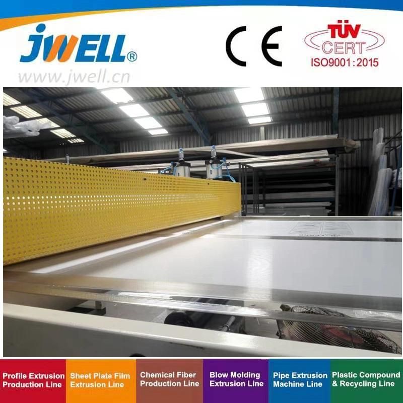 Jwell Pet PLA PC PMMA ABS GPPS HIPS PP PE PVC Pbat Sheet/Plate/Board Extrusion Line/Plastic Extruder/Making Machine/Plastic Machinery