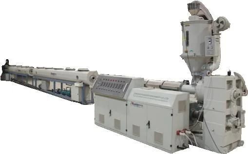 Plastic PE HDPE Solid Wall Water Gas Supply Pipe Extrusion Line