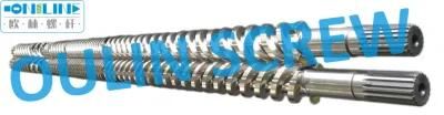 Weber Twin Parallel Screw and Barrel for PVC Pipe