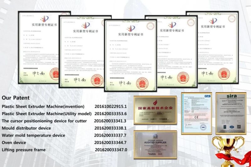 Chaoxu 2021 Popular Full Auto Plastic Sheet Thermoforming Machine