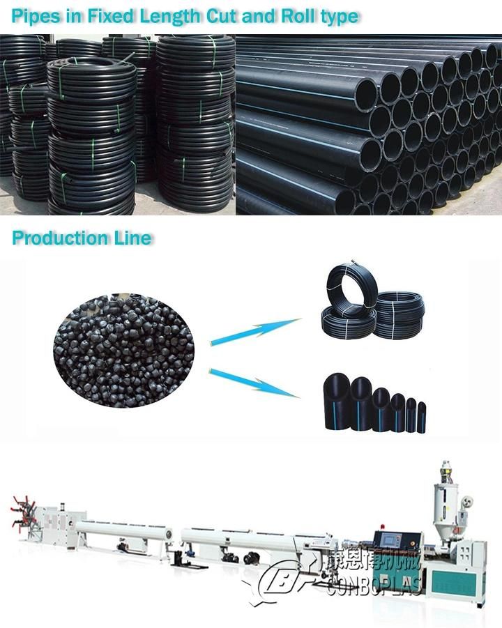 20-63mm Plastic LDPE HDPE PE Water Pipe Tube Production Line