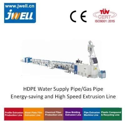 HDPE Water Supply Pipe/Gas Pipe Energy-Saving and High Speed Extrusion Line