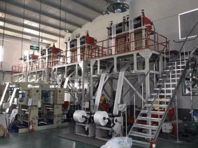 Low Price PE Single Screw Double Die Head HDPE/LDPE Film Blowing Machine