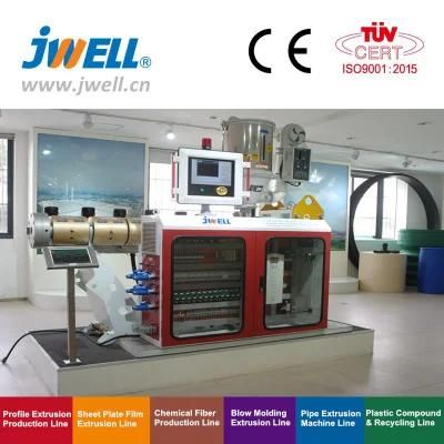 Jwell HDPE Single Screw PVC Conical Twin Screw Extruders for Plastic Pipe Extrusion