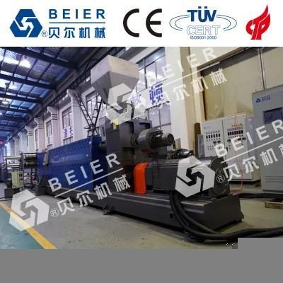 Two Stage PE PP Flake Strand Pelletizing Line 500kg/H