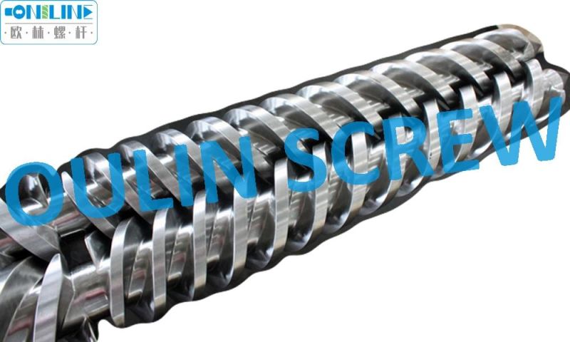 Cincinnati Cmt68/143 Twin Conical Screw and Barrel for PVC Pipe, Sheet, Profiles