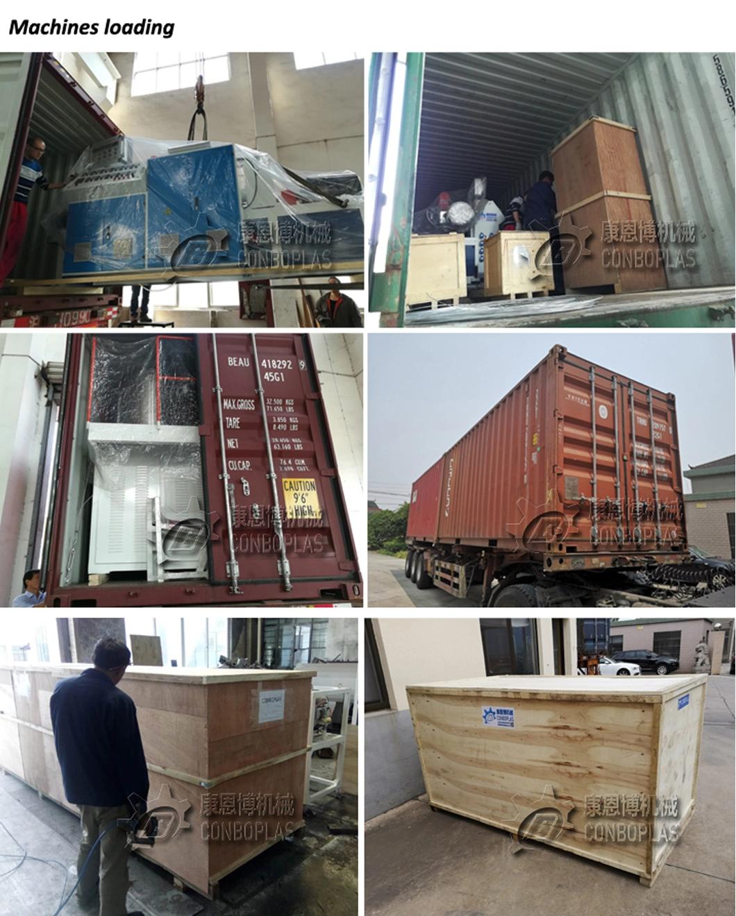 Plastic Double Twin Screw Extruder U PVC Window Door Wall Ceiling Panel Cable Wire Trunking Profile Crusher Mill Recycling Production Extrusion Making Machine