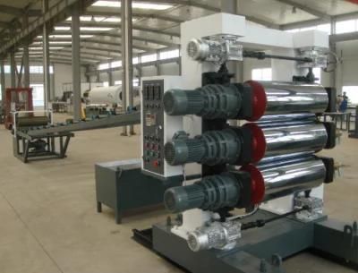 Three Calender Plastic Sheet Film Extrusion Line Plastic Extruder