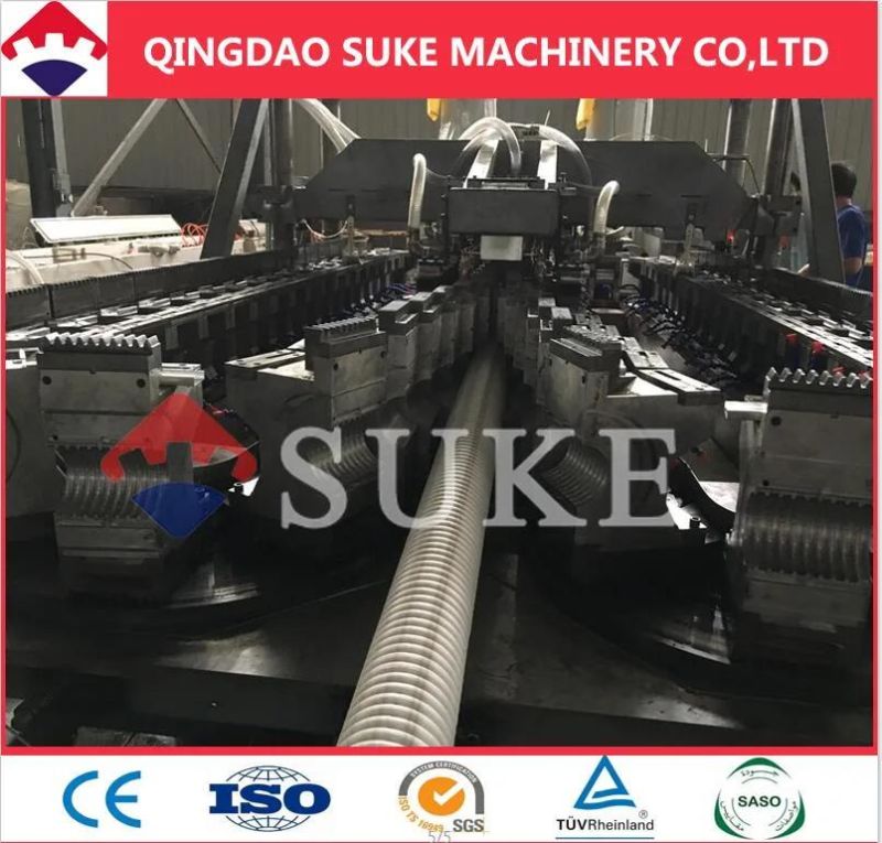 PP PE PVC Double Wall Corrugated Pipe Making Machinery