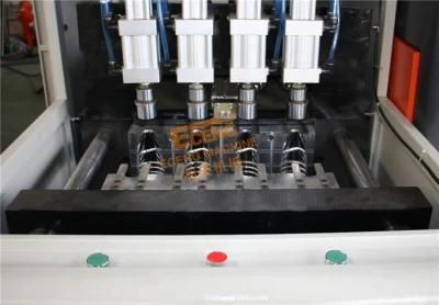 4 Cavities Semi Automatic Pet Plastic Bottle Making Blowing Machine Price