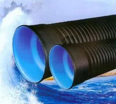 110-315mm Plastic Extruder Plastic Double Wall Corrugated Pipe Water Gas HDPE PP Pipe ...