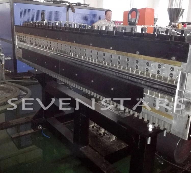 PP PC Plastic Hollow Sheet Production Line / Extrusion Machine