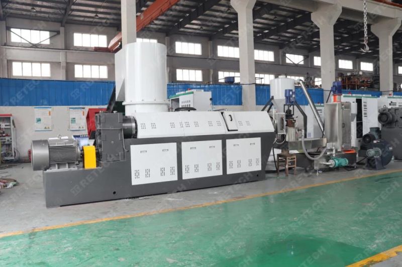 PP Shopping Bag Pelletizing Machine Plastic PE LDPE Film Single Stage Granulating Line