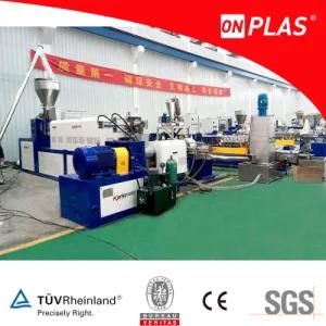 Two-Stage Single Screw Extruder for Shampoo Bottle Flakes Recycling