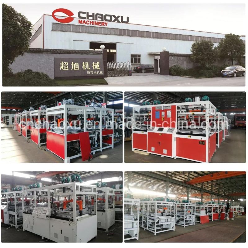 Chaoxu Upper-Lower Double Zone Heating ABS PC Sheet Vacuum Forming Machine