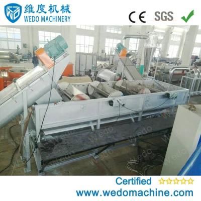 Plastic Film/Bags/Dirp Tape/Bottles/Pipes Waste PE LDPE Washing Machine Recycling Line
