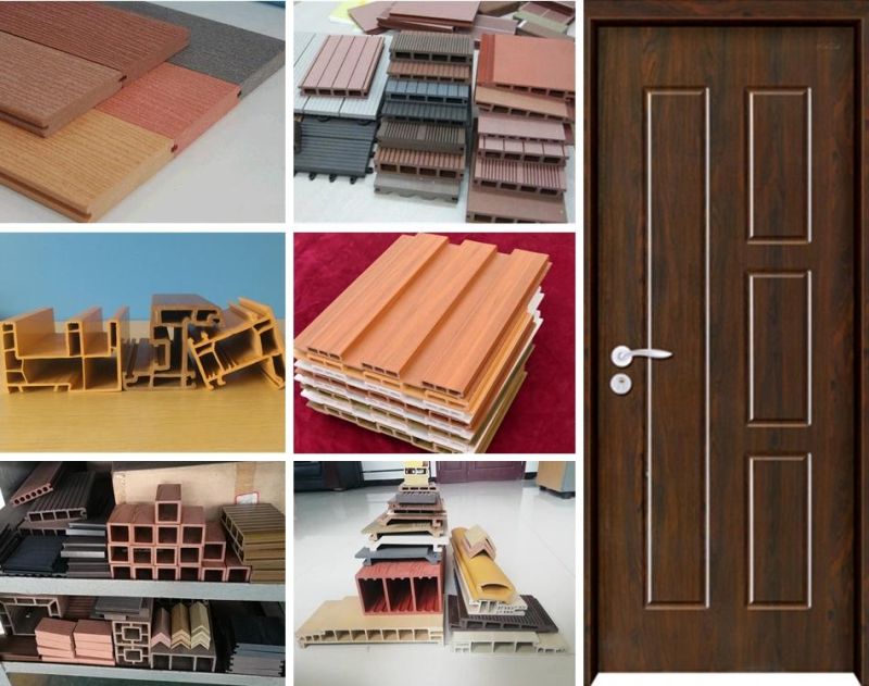 Wood Plastic Decking Floor Window Door Frame Panel WPC Profile Plastic Production Machines