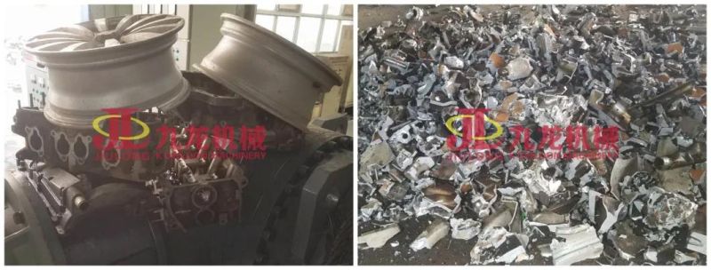Waste Car Recycling Shredder Car Engine Shredder
