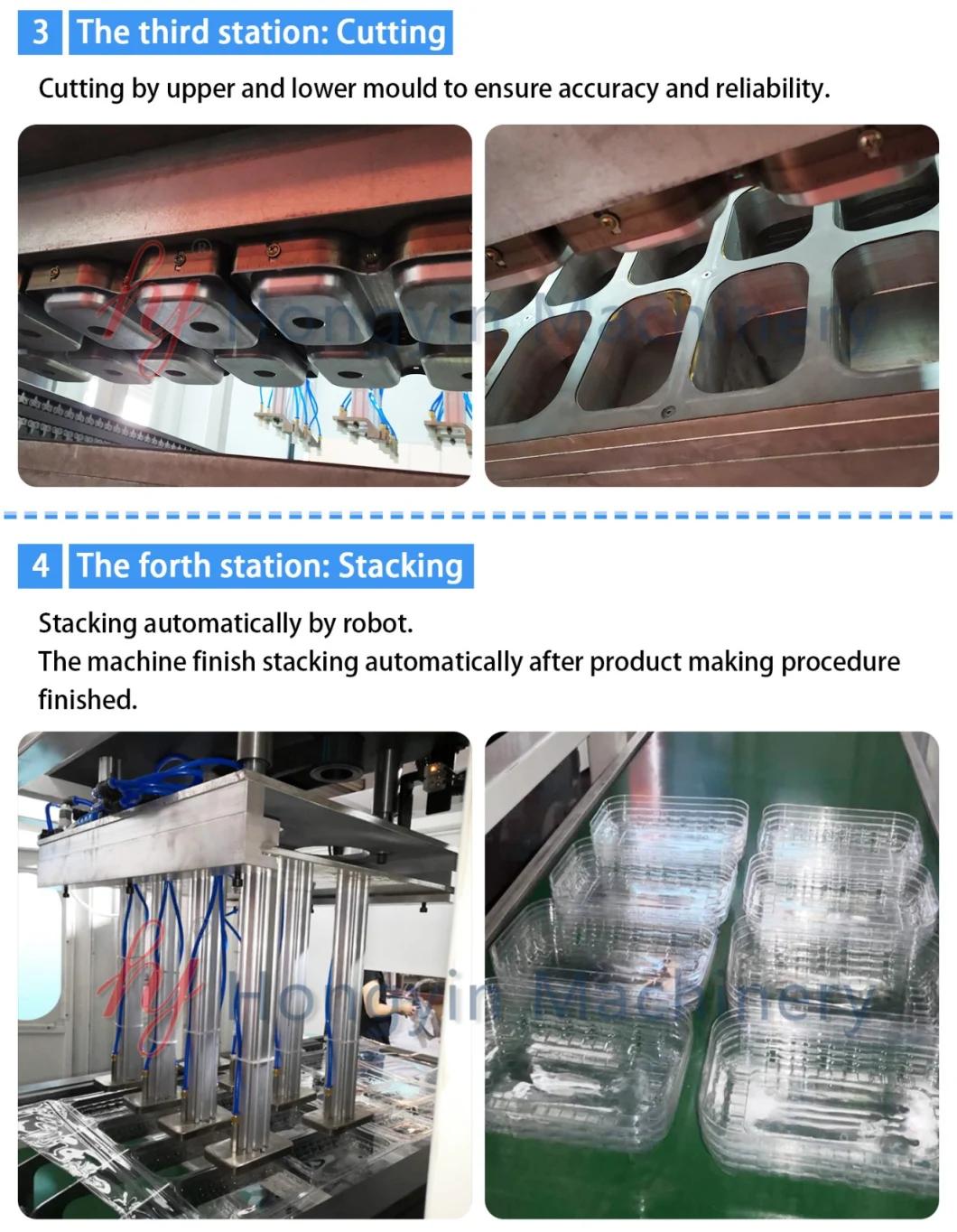 Automatic Thermoforming Machine Full Auto Plastic Flower Pots Flower Trays Forming Machine