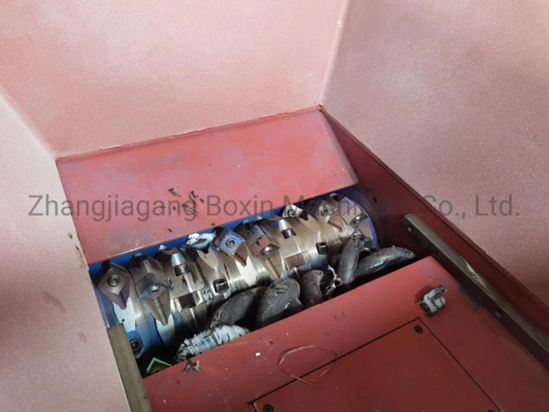 HDPE, PP, PVC Pipes Lump Bullion Shredding Machine/Single Shaft HDPE Lumps Pipe Plastic E-Waste Wood Metal Material Shredder Machine