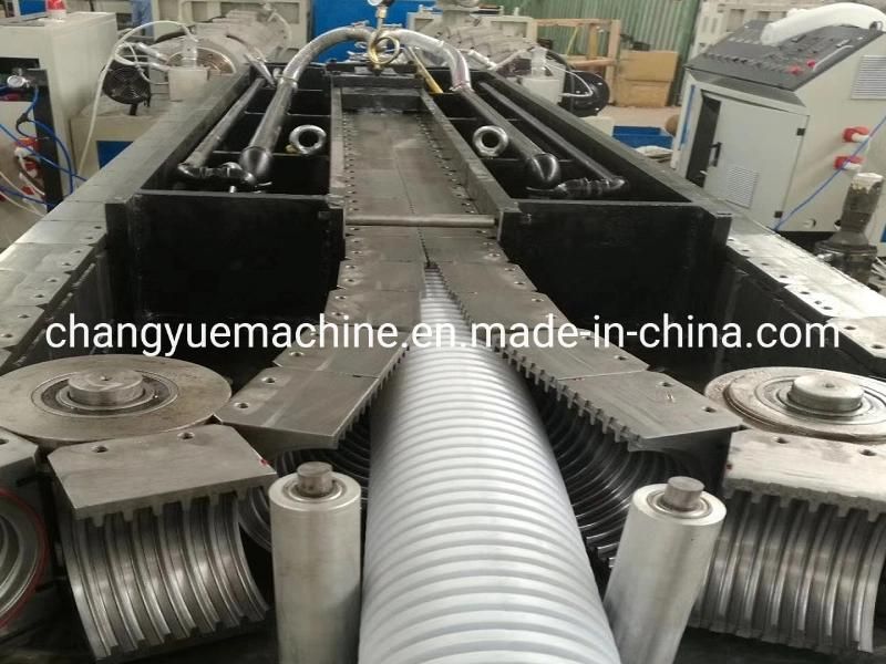 China Best Brand PVC Single Wall Corrugated Pipe Extruder Machine