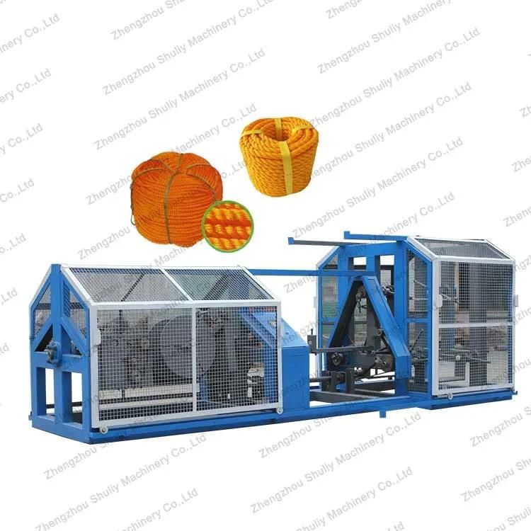 3 or 4 Strands PP PE Twisted Rope Monofilament Rope Twisting Machine Plastic Rope Twine Making Machine