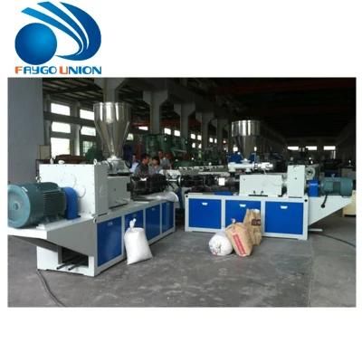 Plastic Pipe Extrusion Conical Twin Screw PVC Extruder Machine