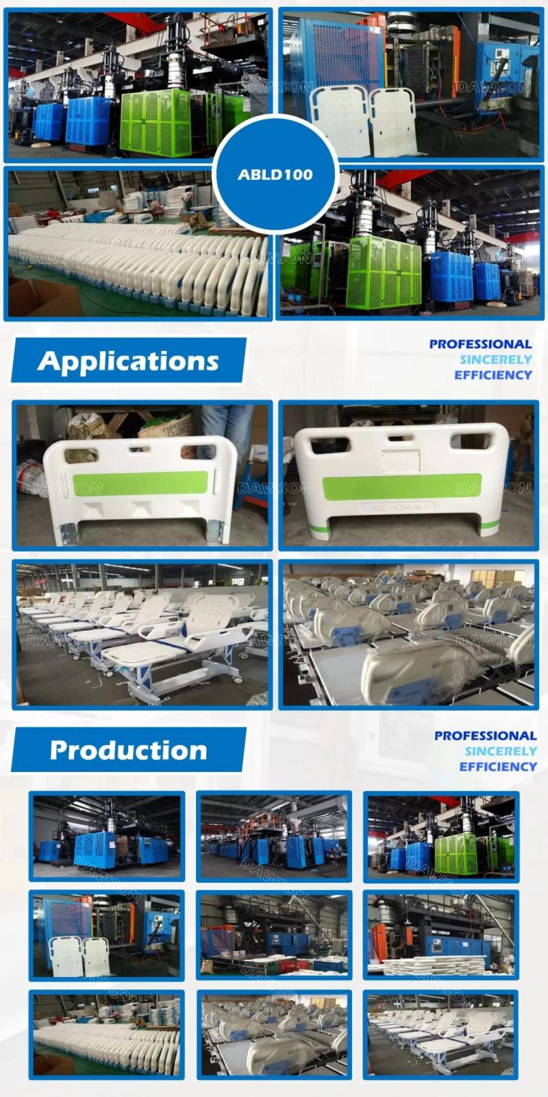 Good Quality Medical Bed Board Making Extrusion Blow Molding Machine Price